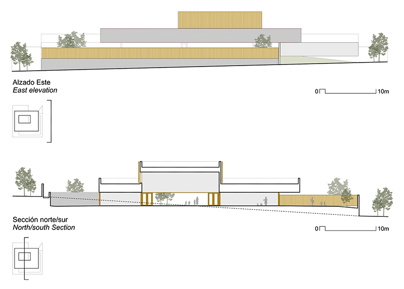 Javier Larraz Arquitectos. Escuela Infantil Zizur Mayor. 06 Alzado Seccion__